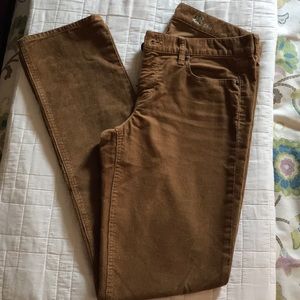 J. Crew Corduroy Matchstick Jeans